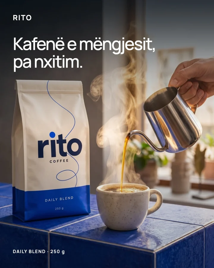 Shembull postimi për kafenë RITO
